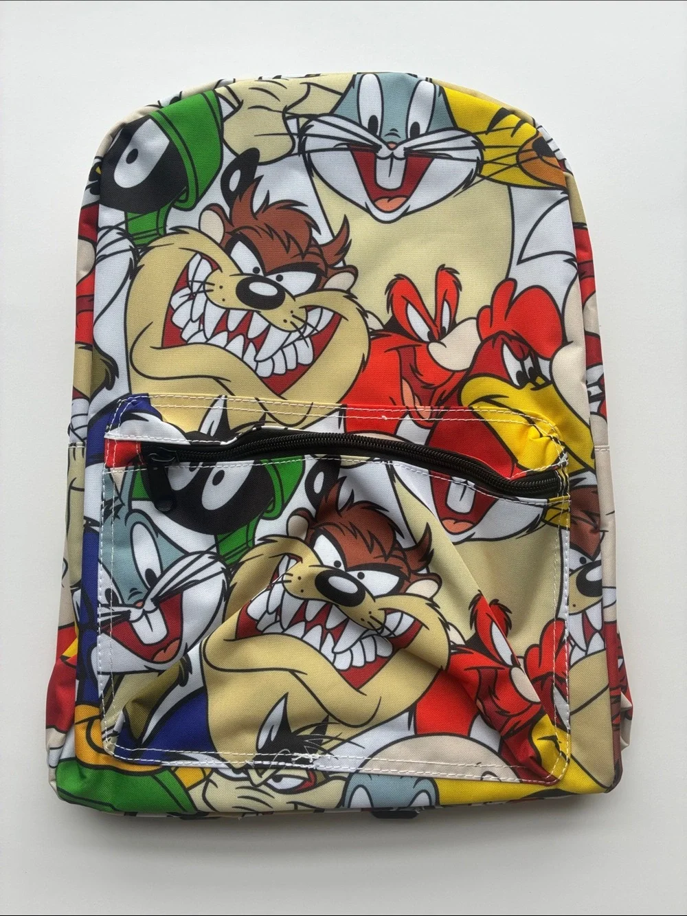 Looney Tunes Character Print Backpack - Multicolor